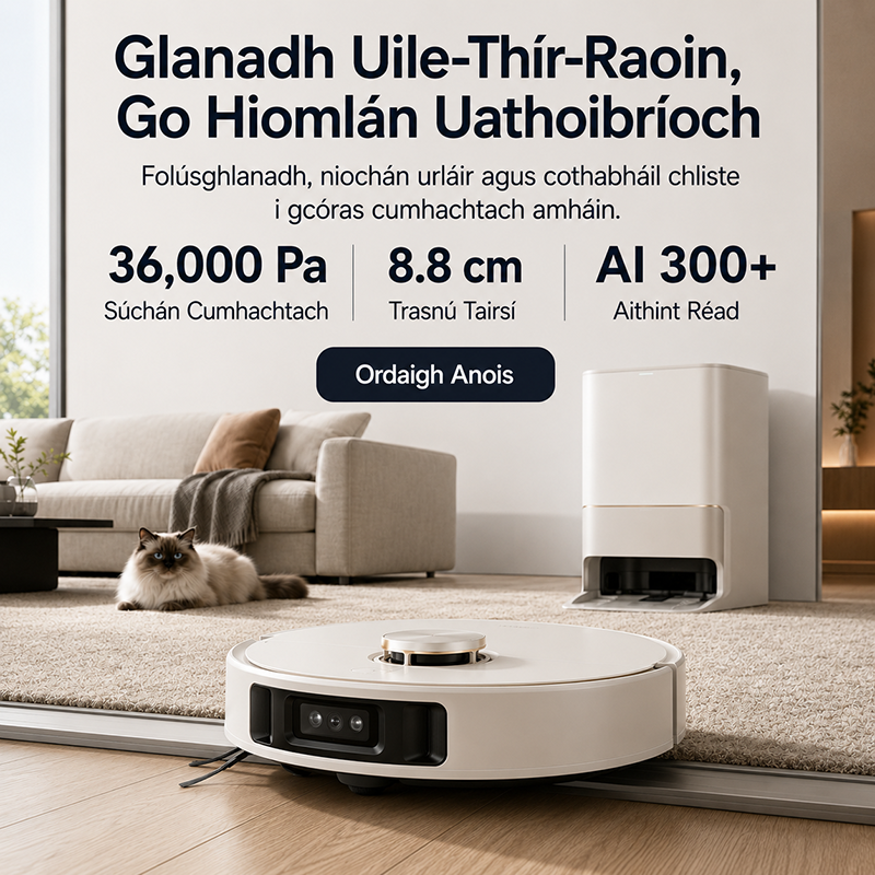 CQKMS CleanBot X9 Pro – All-in-One Smart Robot Vacuum and Mop with Self-Cleaning Station